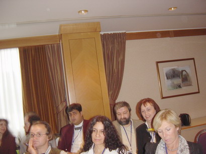 Участники секционных заседаний - Георге Джурдж (Румыния), Рина Маркович (Израиль), Зоя Дергачева (Украина).