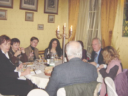 Ужин в парижском ресторане с Кристианом Буароном